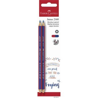 Penna Faber-Castell 100-102-371 Blå Röd (2 antal)