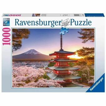 Pussel Ravensburger 17090 Mount Fuji Cherry Blossom View 1000 Delar