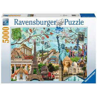 Pussel Ravensburger 17118 Big Cities Collage 5000 Delar