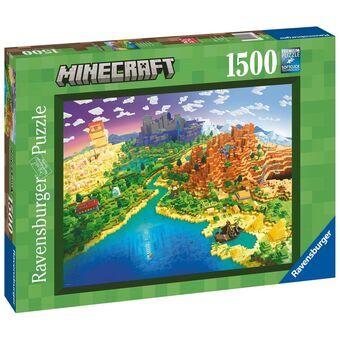 Pussel Minecraft Ravensburger 17189 World of Minecraft 1500 Delar