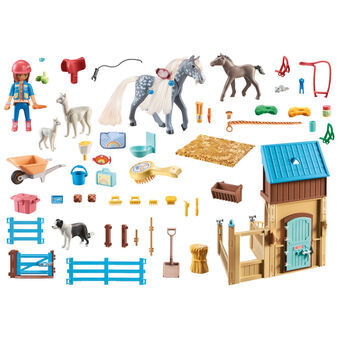 Playset Playmobil 71353 Horses of Waterfall 117 Delar