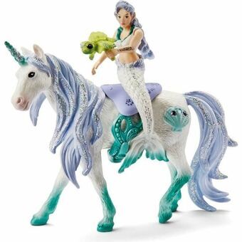 Figurer Schleich 42509 Mermaid on sea unicorn Plast