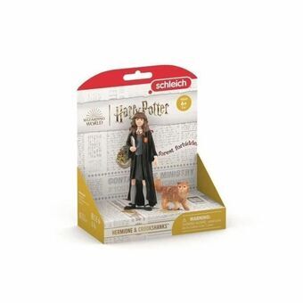 Sats med figurer Harry Potter Hermione & Crookshanks