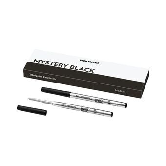 Refill för kulspetspenna Montblanc MISTERY BLACK Svart (2 antal)