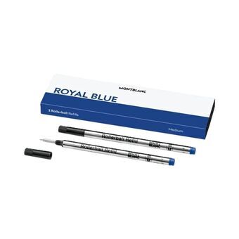 Refill för kulspetspenna Montblanc ROYAL  BLUE Blå (2 antal)