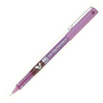 Liquid ink ballpoint pen Pilot Roller V-5 Violett 12 antal