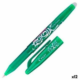 Penna Pilot FRIXION BALL Grön 0,7 mm (12 antal)