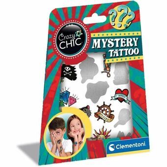 Uppsättning manuella aktiviteter Clementoni 17 Temporary Mystery Tattoos