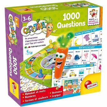 Pedagogiskt spel för små barn Lisciani Giochi Carotina 1000 Questions