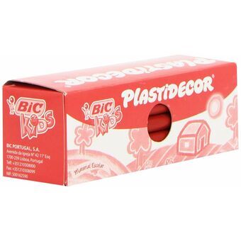 Tjocka färgpennor Plastidecor 8169681 Röd 25 Delar (25 Delar)