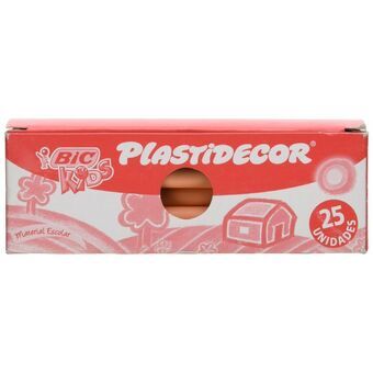 Tjocka färgpennor Plastidecor 8169751 Orange Plast 25 Delar (25 Delar) (25 antal)