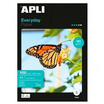 Fotopapper Blankt Apli Everyday A4 100 Blad