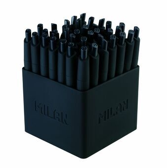 Penna för flytande bläck Milan 176531140 Svart 1 mm (40 antal)