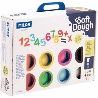 Modell-lera Milan Soft Dough Lots of Numvers Multicolour