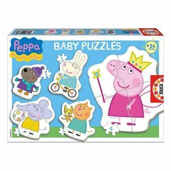 Set 5 pussel Peppa Pig Educa Baby 15622 24 Delar