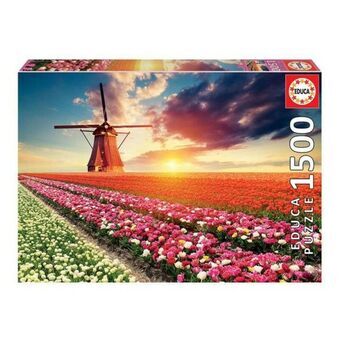 Pussel Educa Fields of Tulips 18465 1500 Delar