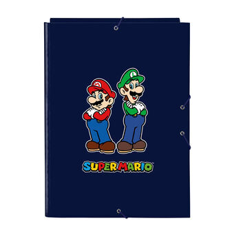 Folder Super Mario Marinblå