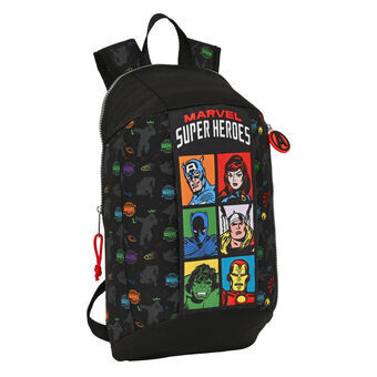 Ryggsäck Casual The Avengers Super Heroes Svart 22 x 39 x 10 cm Mini