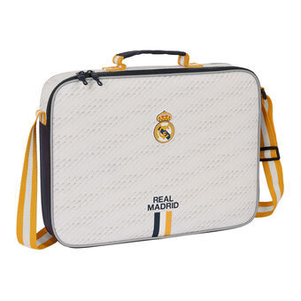 Skolväska Real Madrid C.F. Vit 38 x 28 x 6 cm