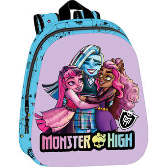 Skolryggsäck Monster High Blå Lila 27 x 33 x 10 cm