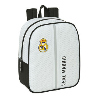 Barnryggsäck Real Madrid C.F. 24/25 Vit Grå 22 x 27 x 10 cm