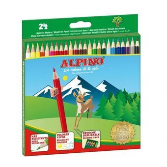 Färgpennor Alpino AL010658 Multicolour 24 Delar