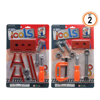 Verktygssats för barn Tools Mechanic 2 antal