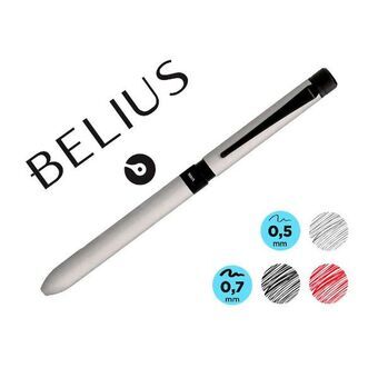 Penna för flytande bläck Belius BB185 Silvrig 1 mm