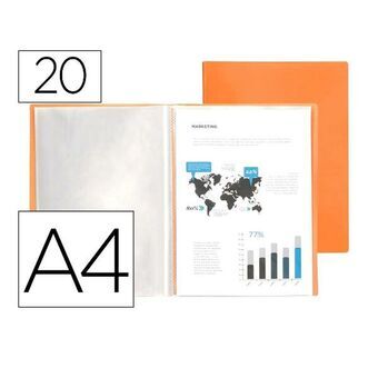 Dokumenthållare Liderpapel EC68 A4 Orange