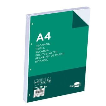 Reservdel Liderpapel RA02 Vit A4 100 Blad