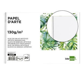 Ritblock Liderpapel DA06 Vit 20 Blad Papper