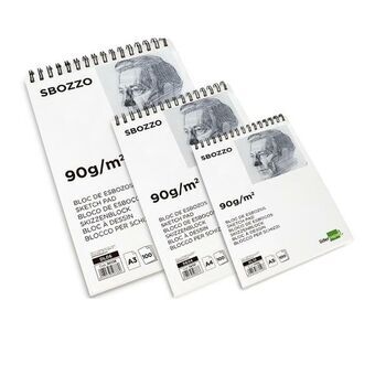 Ritblock Liderpapel DL06 Vit 100 Blad A3