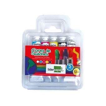 Gouache Liderpapel TP01 12 ml Multicolour 5 Delar