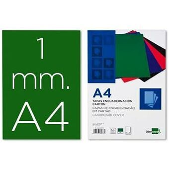 Set med lock Liderpapel TE04 Papp Grön (50 antal)