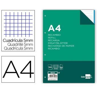 Reservdel Liderpapel RE05 A4 100 Blad