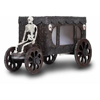 Halloweendekorationer My Other Me Skalle Vagn 18 x 31 x 18 cm