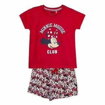 Sommarpyjamas Minnie Mouse Röd