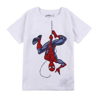 Barn T-shirt med kortärm Spider-Man Vit - 2 år