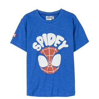 Barn T-shirt med kortärm Spidey Blå - 3 år