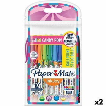 Pennset Paper Mate Mini Candy Pop Multicolour 1 mm (2 antal)