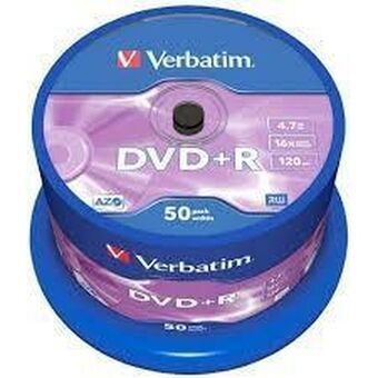 DVD+R Verbatim VB-DPR47S3A 50 antal