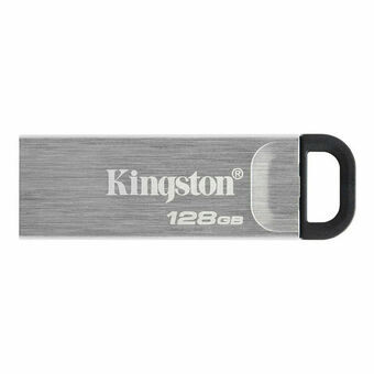 USB-minne Kingston Kyson Svart Silvrig 128 GB