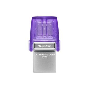 USB-minne Kingston DataTraveler  microDuo 3C 128 GB Purpur