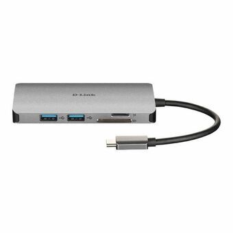 USB-HUB C D-Link Silvrig 100 W