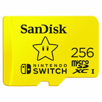 SD Minneskort SanDisk SDSQXAO-256G-GNCZN 256GB Gul 256 GB Micro SDXC