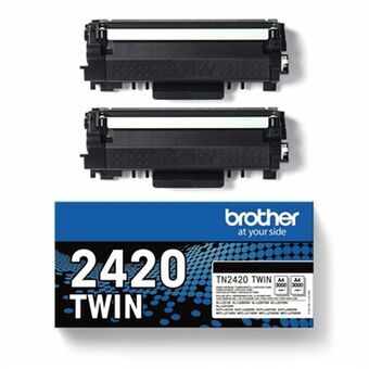 Original Bläckpatron Brother TONER N 3K PK2 Svart (2 antal)