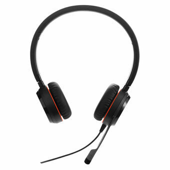 Hörlurar med Mikrofon Jabra Evolve 20SE Svart