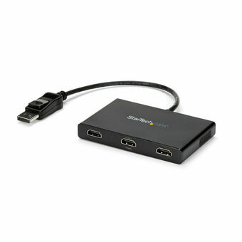 USB-HUB Startech MSTDP123HD Svart