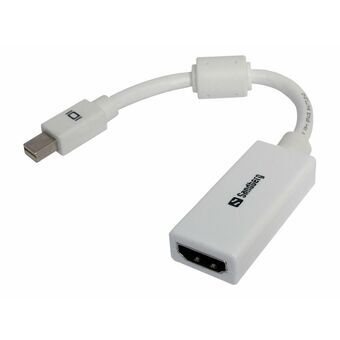 Adapter Mini Display Port till HDMI Sandberg 508-29 Vit