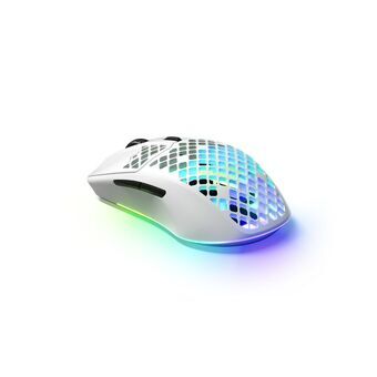 Mus SteelSeries Aerox 3 Vit Multicolour Svartvit